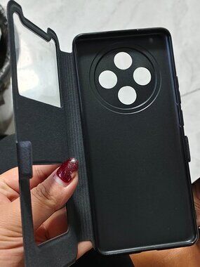 Transparent View Window Flip Case